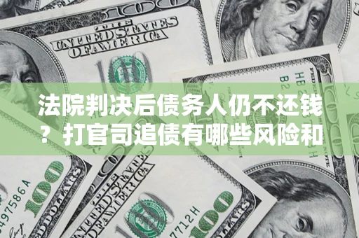 武汉法院判决后债务人仍不还钱？打官司追债有哪些风险和技巧？