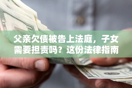 武汉父亲欠债被告上法庭，子女需要担责吗？这份法律指南必须看完