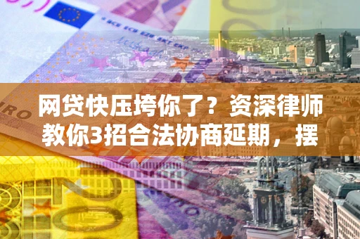 武汉网贷快压垮你了？资深律师教你3招合法协商延期，摆脱暴力催收！