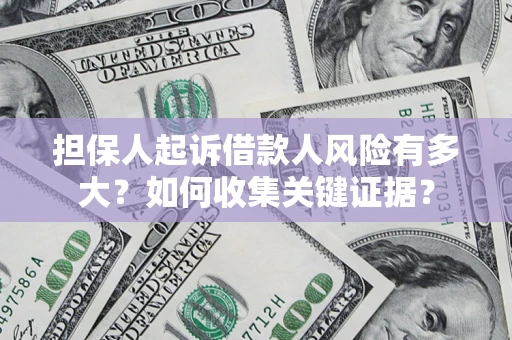 武汉担保人起诉借款人风险有多大？如何收集关键证据？