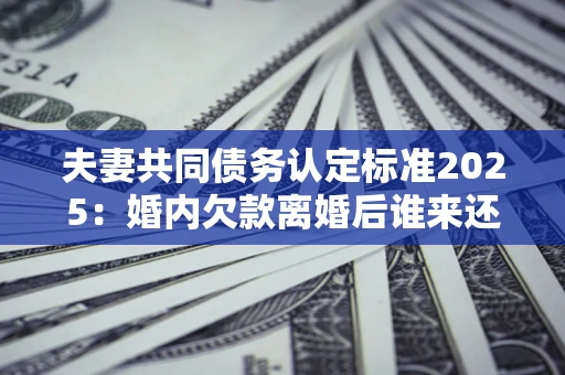 武汉夫妻共同债务认定标准2025：婚内欠款离婚后谁来还？
