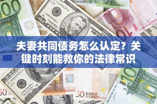 武汉夫妻共同债务怎么认定？关键时刻能救你的法律常识