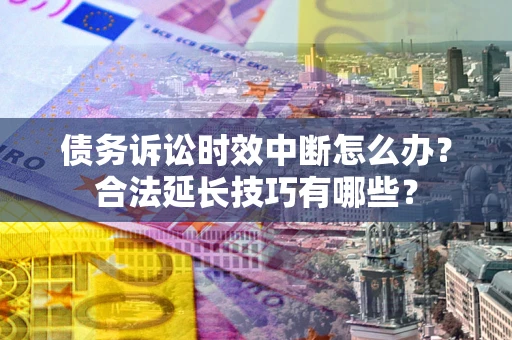 武汉债务诉讼时效中断怎么办？合法延长技巧有哪些？