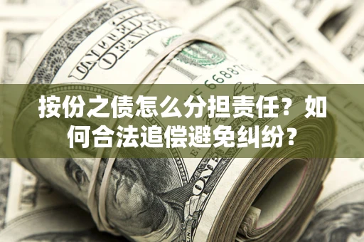 武汉按份之债怎么分担责任？如何合法追偿避免纠纷？